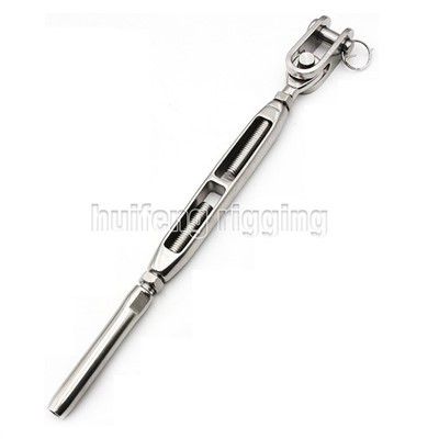 Buka turnbuckle body dengan sakelar dan swage